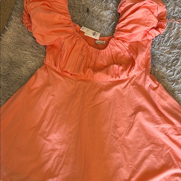 Abercrombie & Fitch Summer Dress in Apricot - Picture 3 of 7
